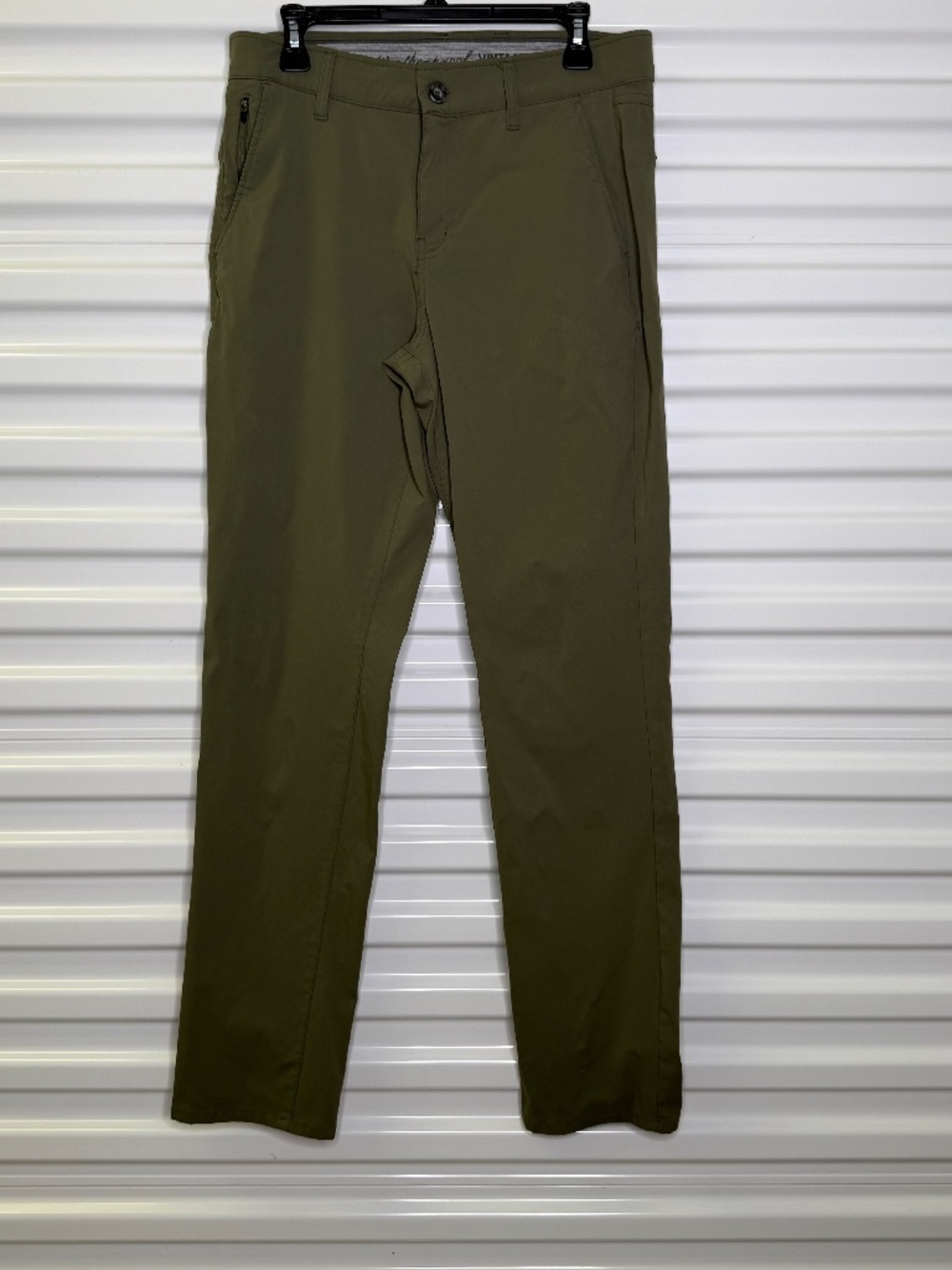 Weatherproof Vintage Men's Excursion Tech Hiking Pants Olive Green Stretch 32x34